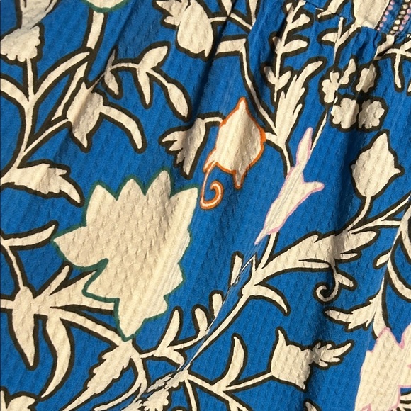 Knox Rose Blue and White Floral Blouse - Picture 4 of 6